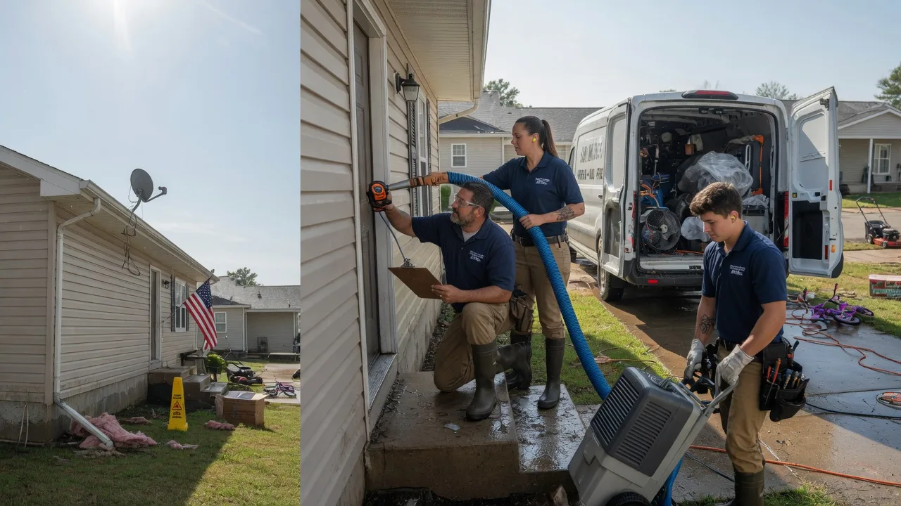 Ceiling Water Damage Restoration in Houghton, SD near me